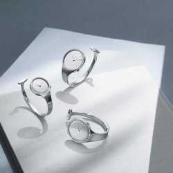 Georg Jensen Ure: VIVIANNA - 34 mm, kvarts, spejlskive, 3575627