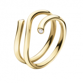 Georg Jensen: Magic Ring - 18 Karat Rdguld/Brillanter - 20000341
