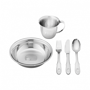 Georg Jensen: Elefant brnest, 5 dele, Bestik, Skl, Kop, Rustfrit stl - 3580069