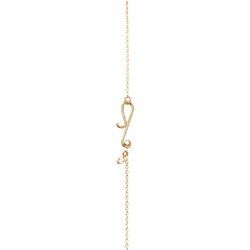 OLE LYNGGAARD COPENHAGEN: Bird collier Halsk�de - r�dguld og brillanter - 80cm -  A3266-401