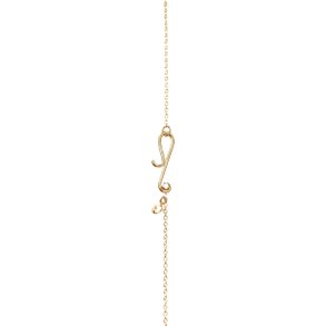 OLE LYNGGAARD COPENHAGEN: Bird collier Halsk�de - r�dguld og brillanter - 80cm -  A3266-401