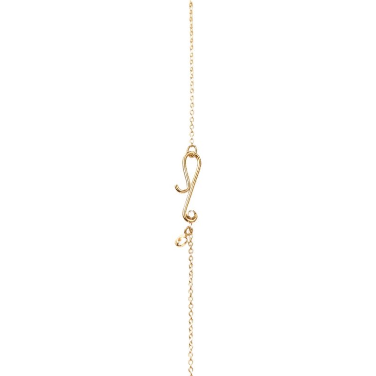 OLE LYNGGAARD COPENHAGEN: Bird collier Halsk�de - r�dguld og brillanter - 80cm -  A3266-401