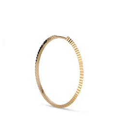 Jane Knig: REFLECTION HOOP rering - Forgyldt Slv - RHE01-G-AW2000