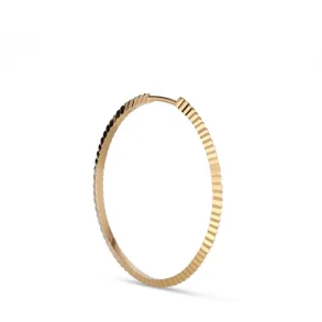 Jane Knig: REFLECTION HOOP rering - Forgyldt Slv - RHE01-G-AW2000
