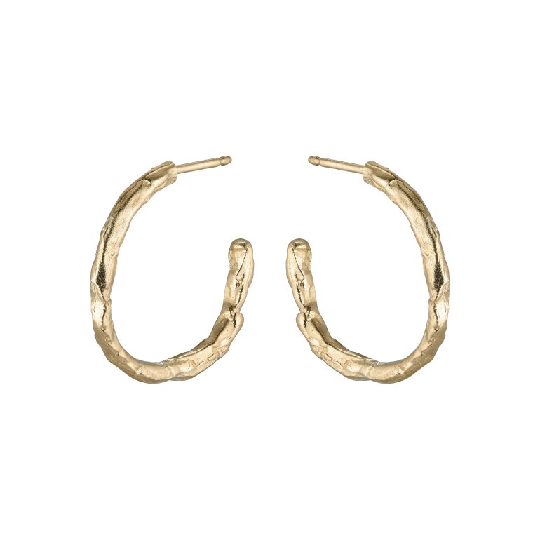 Guldbrandsen: Rustik Creoler - Guld - RUCR15-Y