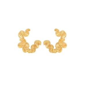 Hultquist: Audrey Grande �reringe - Forgyldt S�lv - S08602G