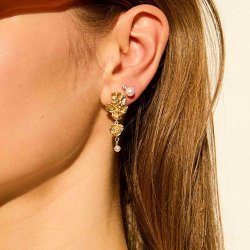 Hultquist: Lainey �reringe - Forgyldt S�lv - S08609G