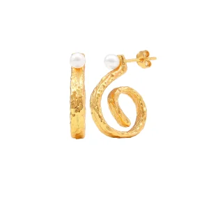 Hultquist: Lainey �reringe - Forgyldt S�lv - S08611G