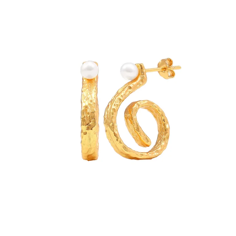 Hultquist: Lainey �reringe - Forgyldt S�lv - S08611G