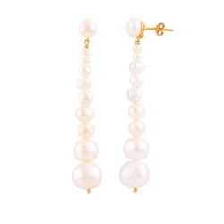 Hultquist: Embla �reringe - Forgyldt S�lv - S08664G