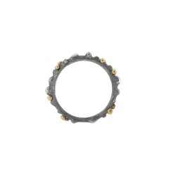 OLE LYNGGAARD COPENHAGEN: Nature Ring Slv/Guld/Brillanter - A2691-301