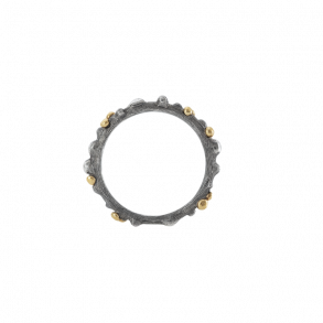 OLE LYNGGAARD COPENHAGEN: Nature Ring Slv/Guld - A2691-302