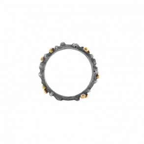 OLE LYNGGAARD COPENHAGEN: Nature Ring Slv/Guld/Brillanter - A2691-301