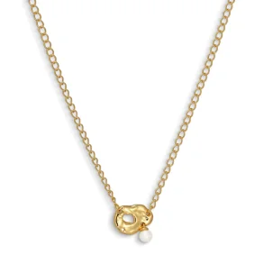 Jane Knig: Space halskde - FORGYLDT Sterlingslv - SN-AW23-G