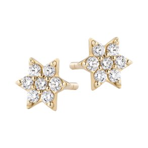 Guldbrandsen: Stjerne restikker - reringe - Store - Guld - Diamanter - GUE220