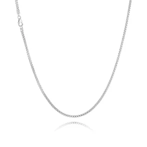 BNH: Venezia Halskde - Rund - Rhodineret Slv - forskellige lngder og bredder