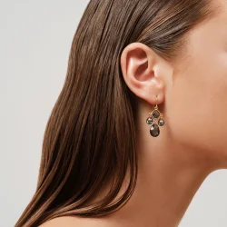 Julie Sandlau: Olivia Chandelier reringe - Midnight Blue - Forgyldt slv - HKS777GDMDCR