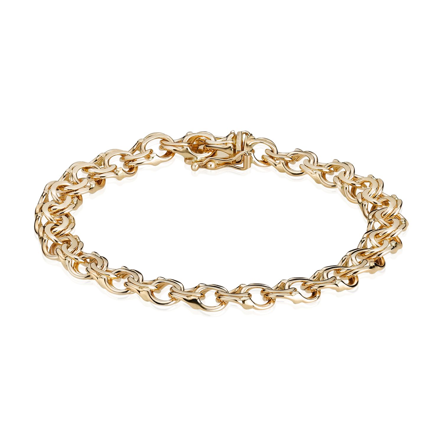 BNH - Bismark armbånd - Guld - 14kt - 18,5cm 5,4mm