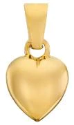 BNH - Hjerte vedhæng - 14 kt guld 7,5mm X 7,5mm