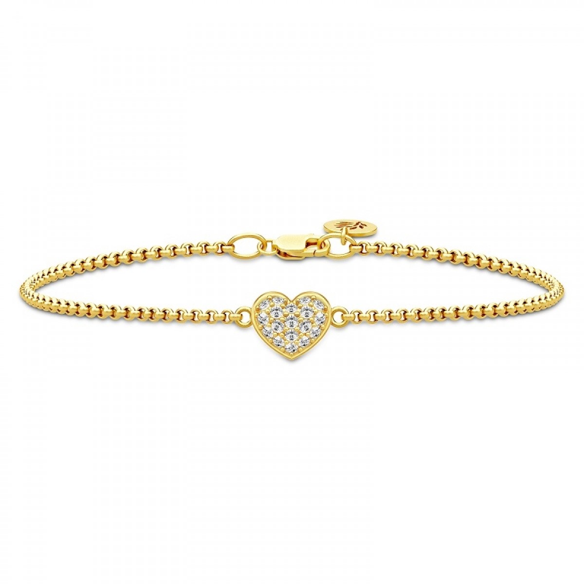 Julie Sandlau - Love pure heart Armbånd - Forgyldt sølv - BR245GDCZ
