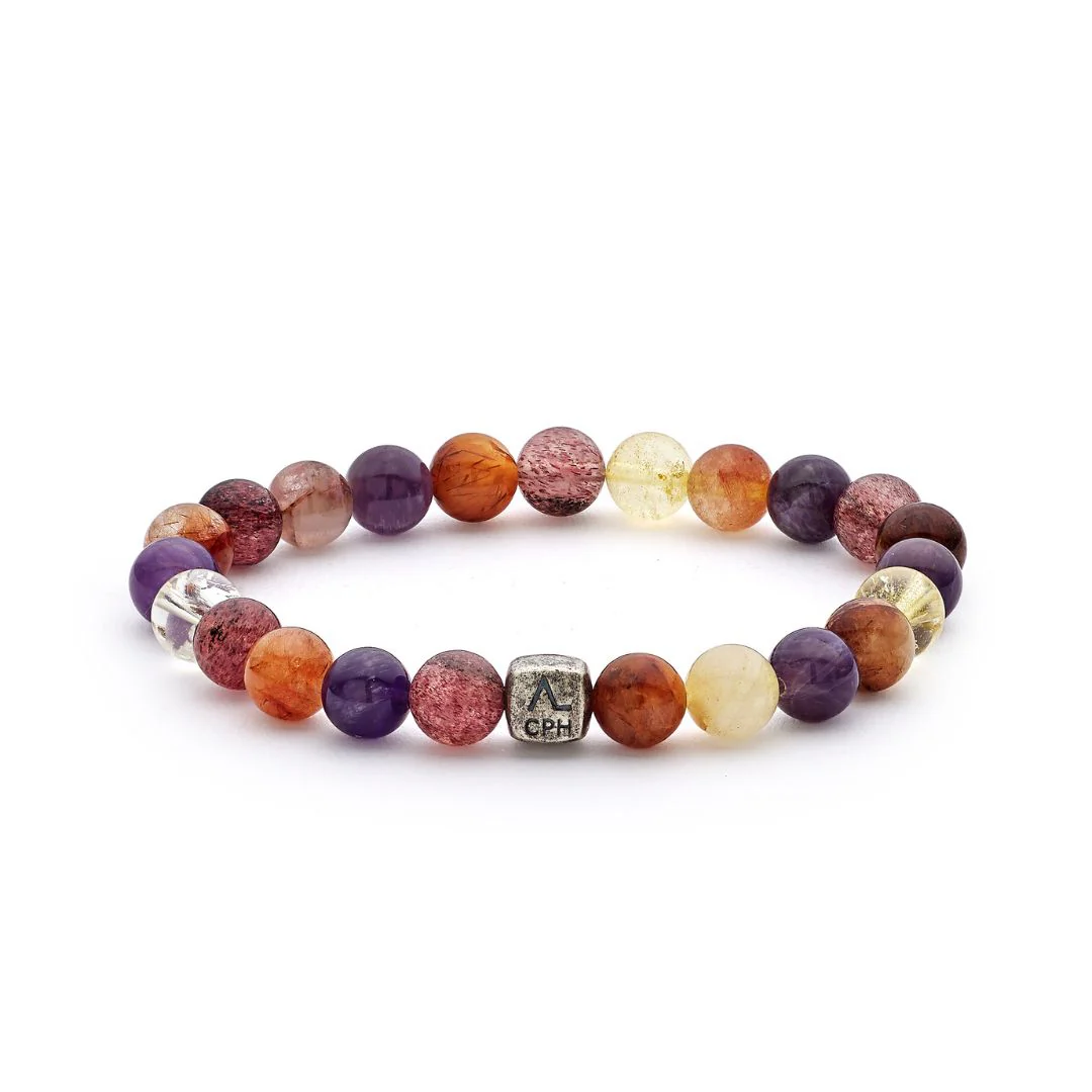 Alexander Lynggaard - ColorUp Auralite armbånd (8mm) - C01140 Large (17,6 - 18,5 cm)