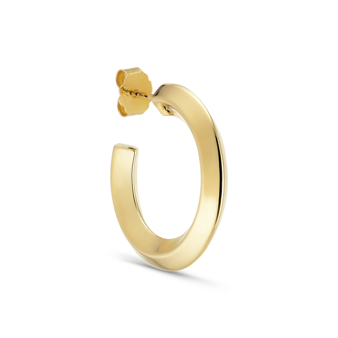 Jane Kønig - Chunky night magic Hoop Ørering - Forgyldt Sølv - CNMH-AW24-G