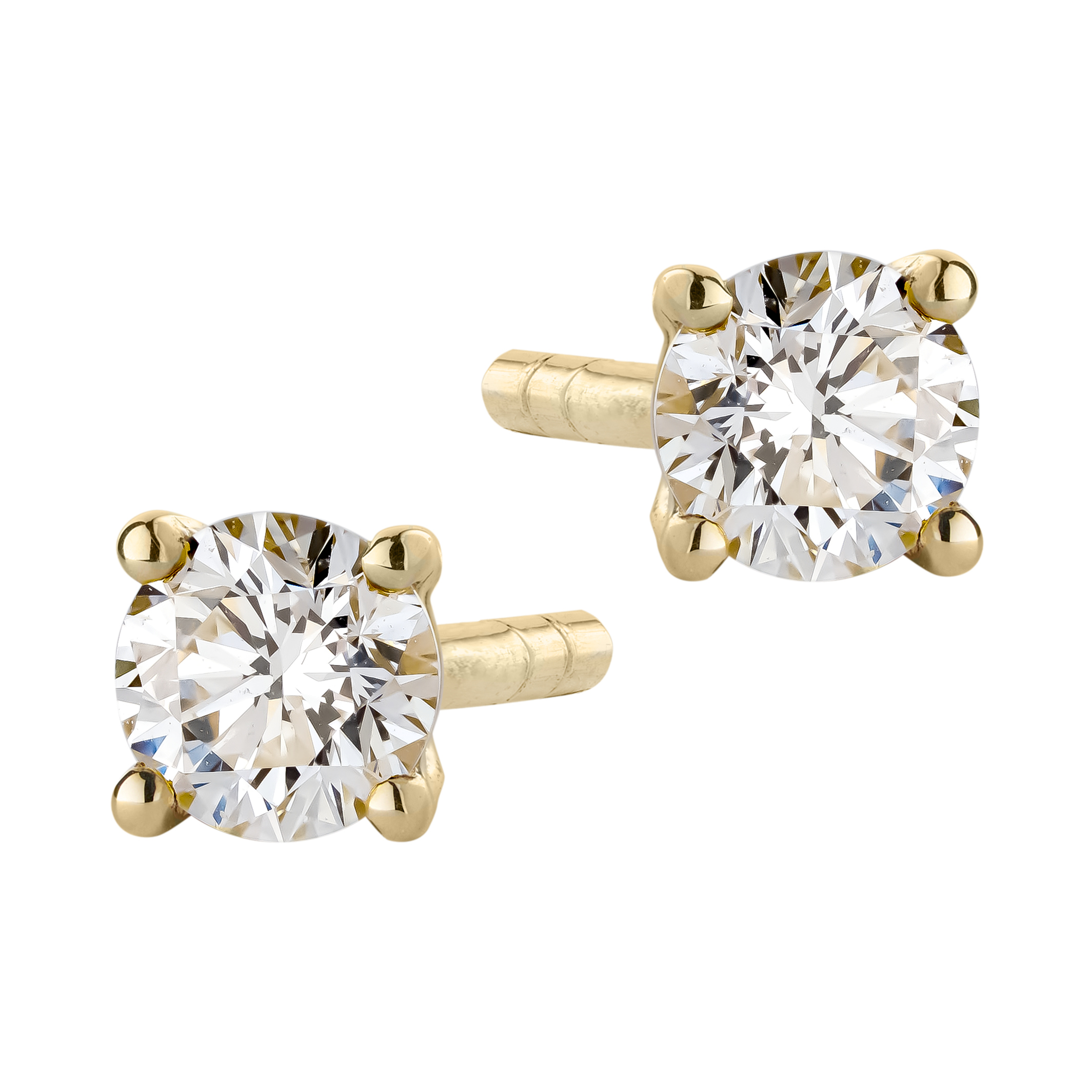 Guldbrandsen - Diva Ørestikker - Guld - Brillant - GUE001-YG 1x0,40ct., 2x0,20ct.