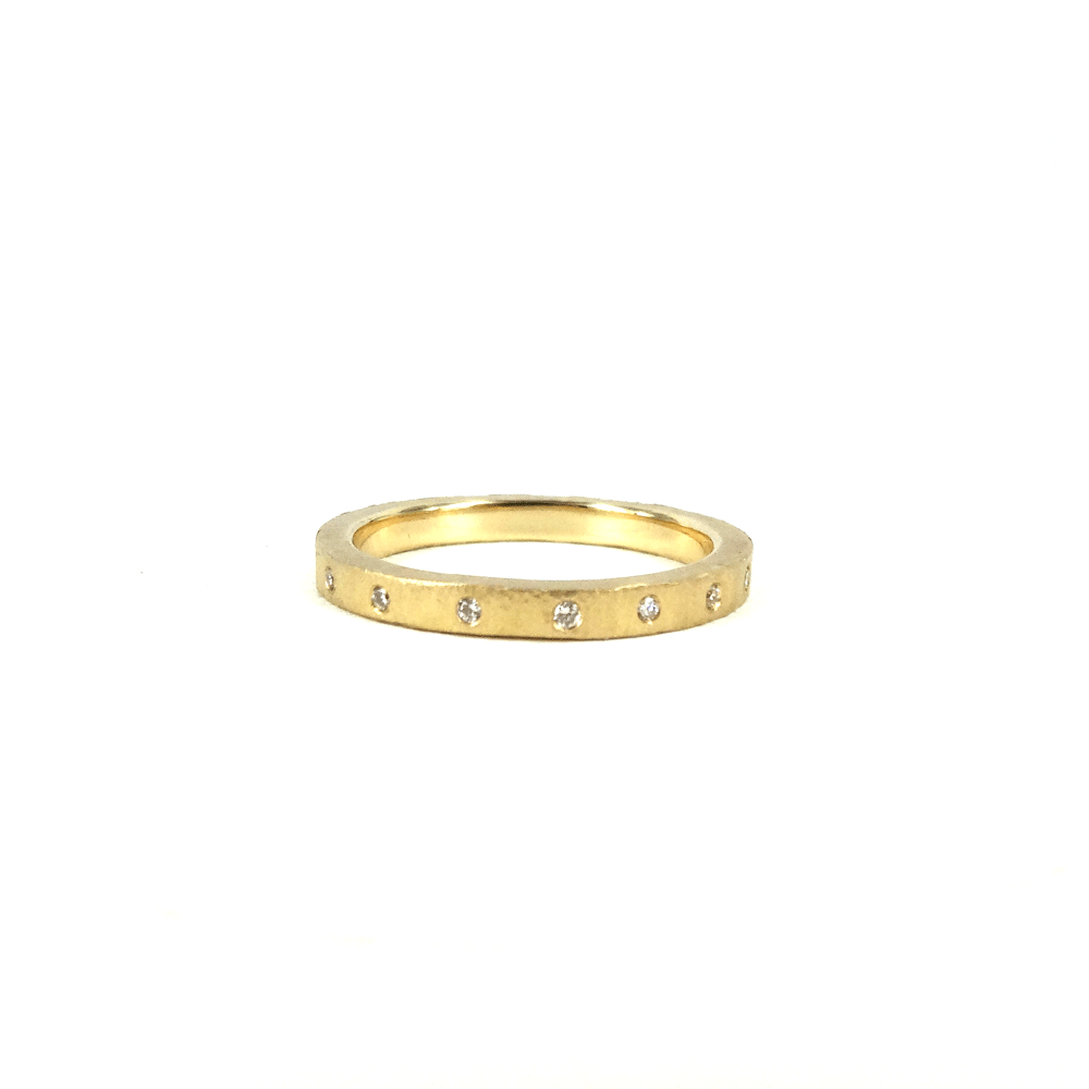Guldbrandsen - Slice Ring Rustik - Guld Med Brillanter - GUR025YG-D