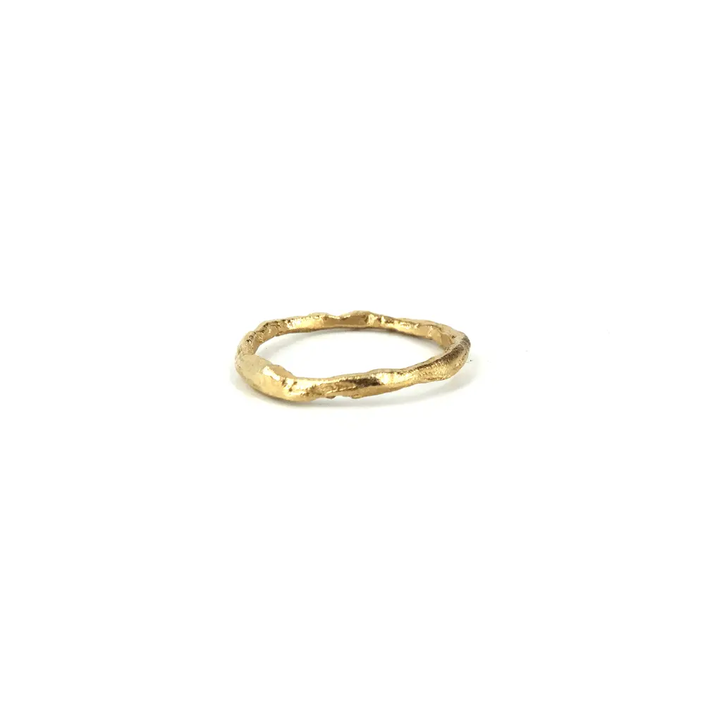 Guldbrandsen: Rustik Ring Nr. 1 - 14 KT. Rødguld - Rustik-1YG
