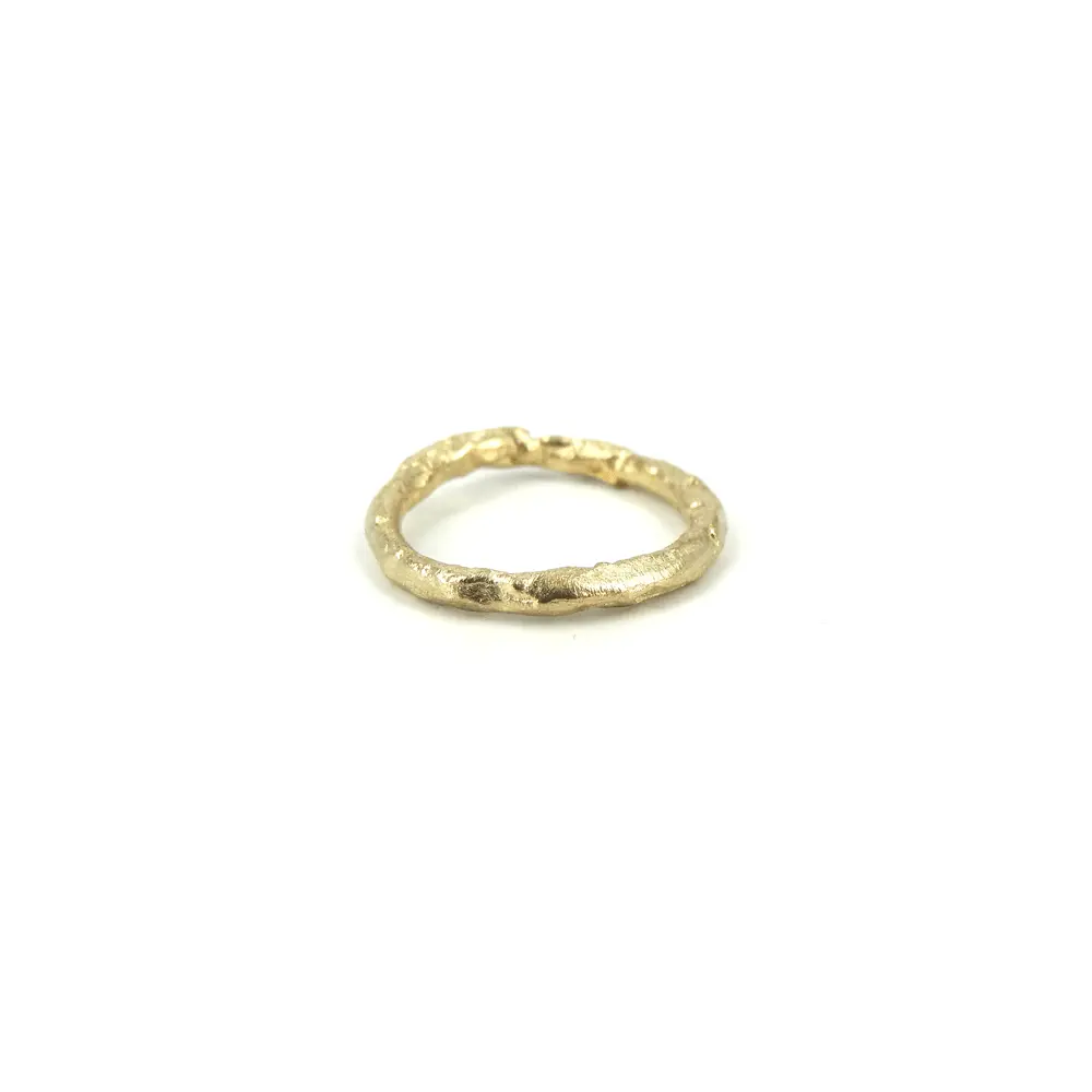Guldbrandsen - Rustik Ring Nr. 2 - 14 KT. Rødguld - Rustik-2YG