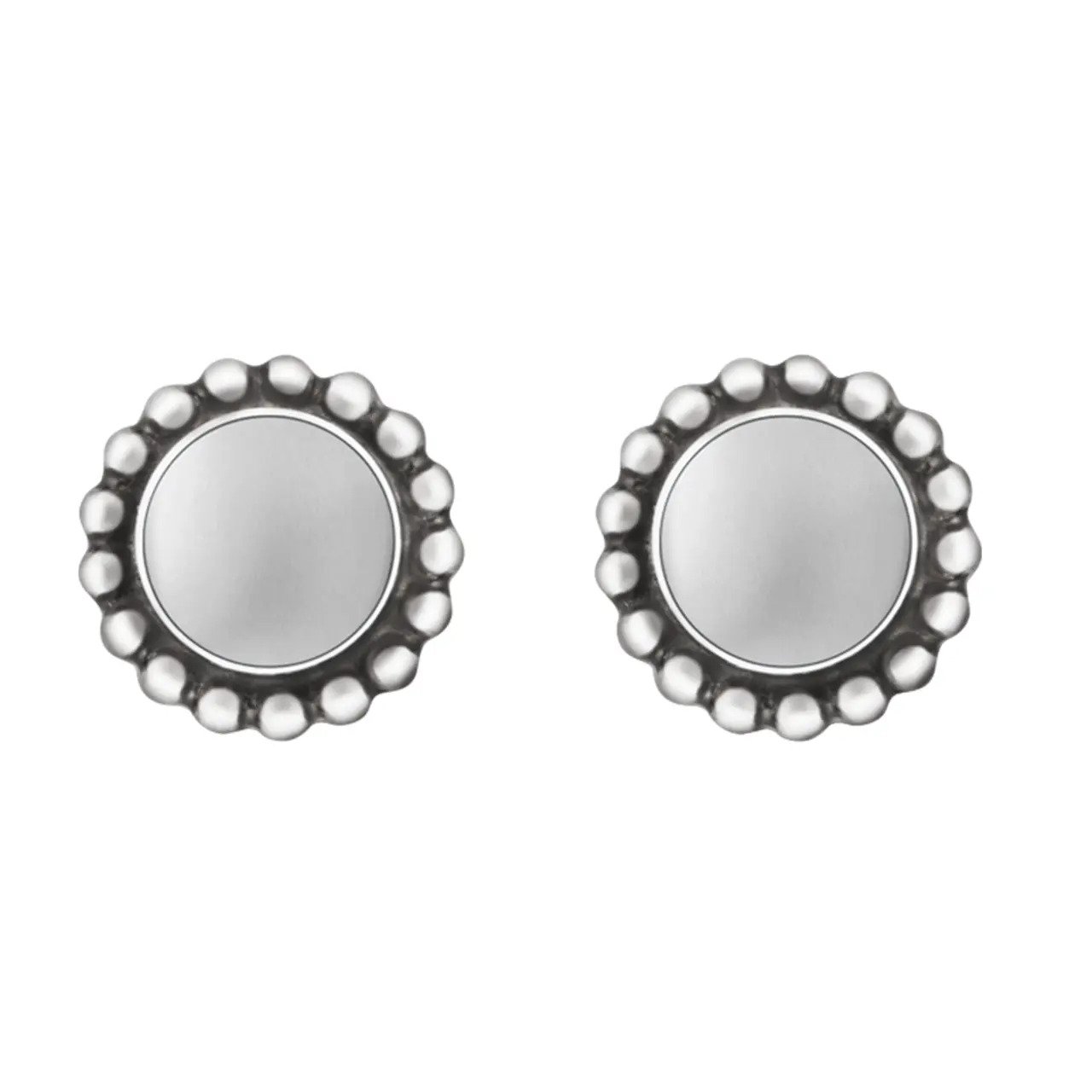 Georg Jensen - Moonlight Blossom Øreringe - Sølv -Månesten - 3538982