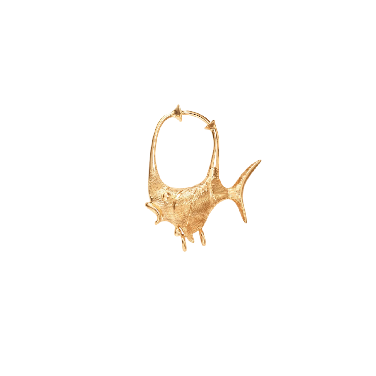 OLE LYNGGAARD COPENHAGEN - Young Fish Ørering - Lille - Guld - A3149-403