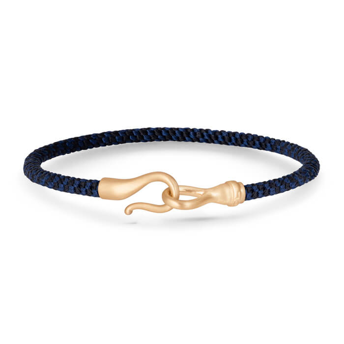 OLE LYNGGAARD COPENHAGEN - Mens Midnight Life Armbånd Guld - A3046-401 20 cm
