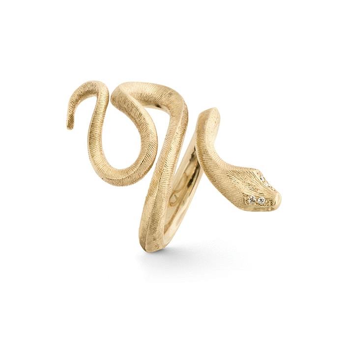 OLE LYNGGAARD COPENHAGEN - Snake Ring, 18 karat guld - A2673-401