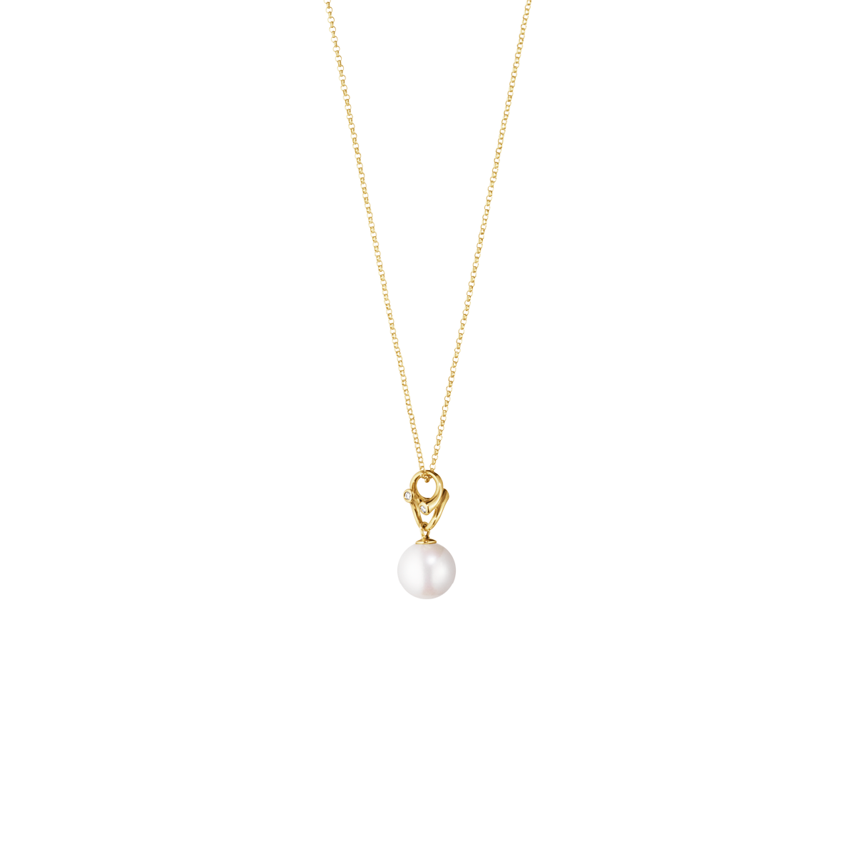 Georg Jensen - Magic Halskæde - 18 KT Guld, Brillant, perle - 10009352