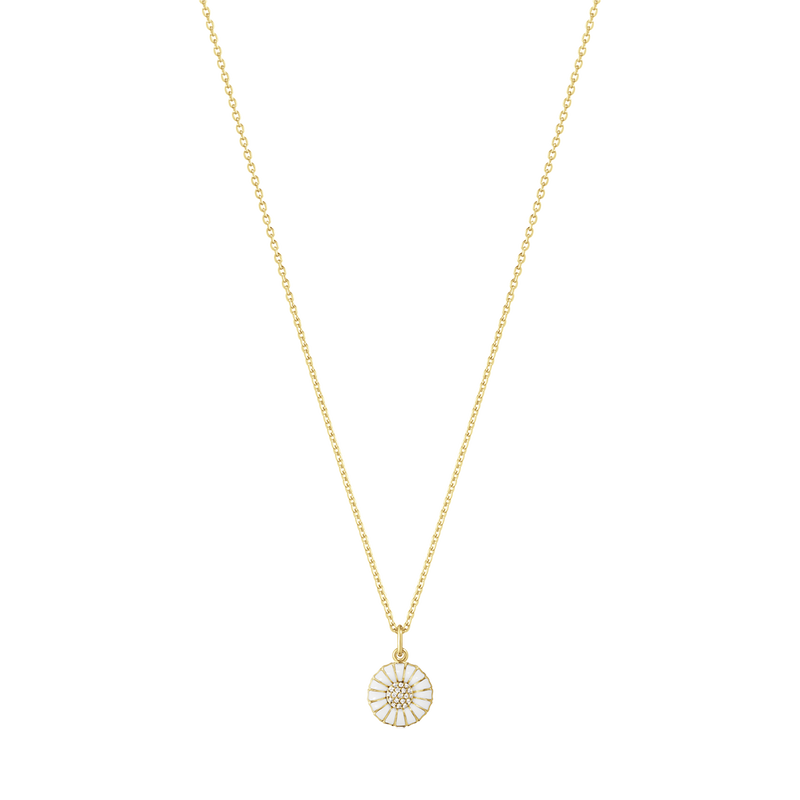 Georg Jensen - Daisy Halskæde Lille 11mm. - Brillanter - 10010533