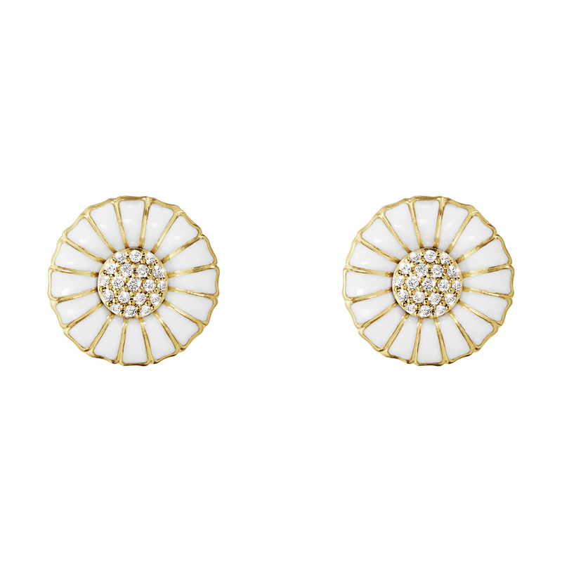 Georg Jensen - Daisy Øreringe 11mm - Brillanter - 10010537