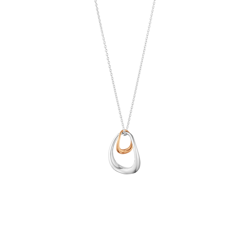 Georg Jensen - Offspring, Halskæde, Stor, Sølv, Rosaguld, 10012763