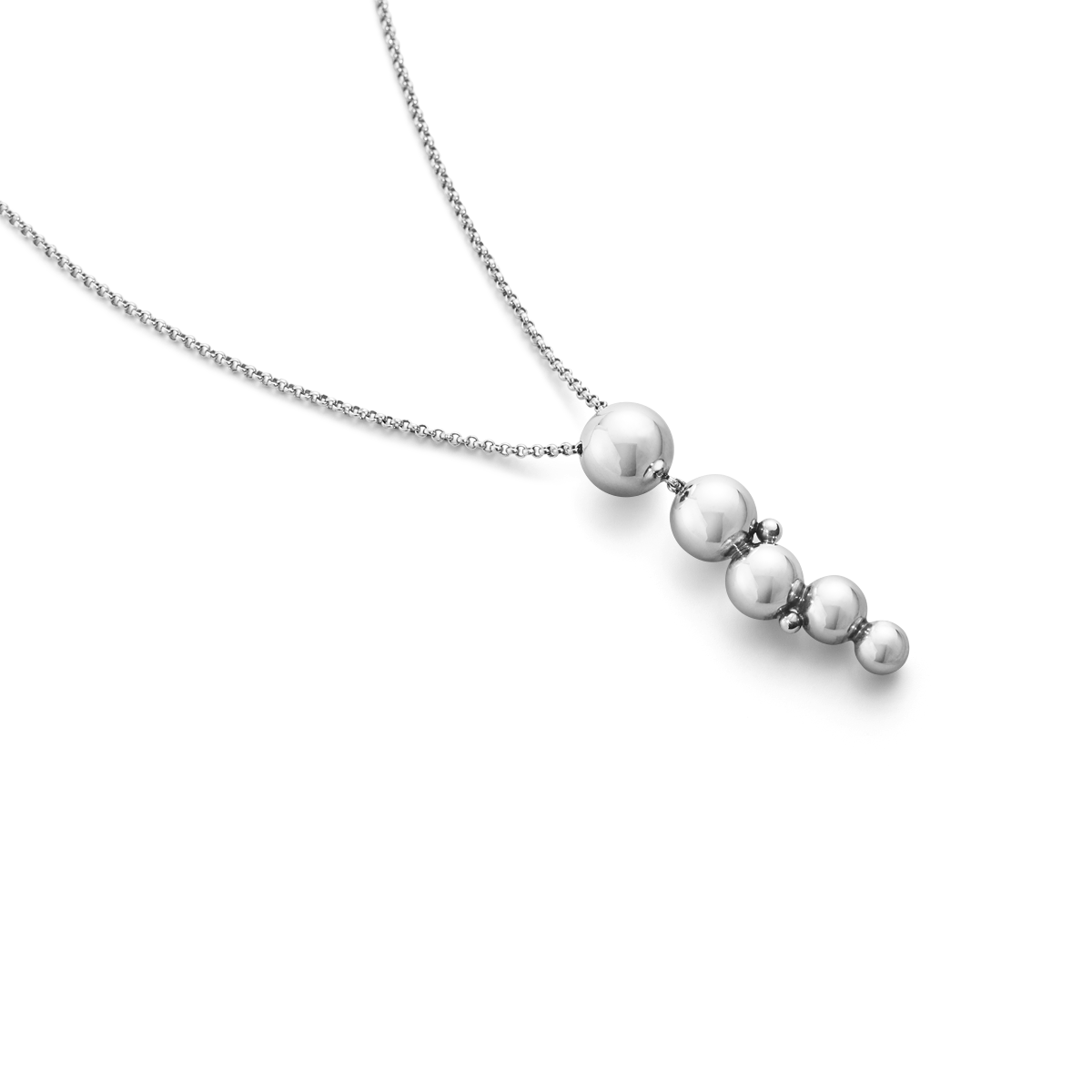 Georg Jensen - Moonlight Grapes Halskæde m. Vedhæng - Sølv - 20000662