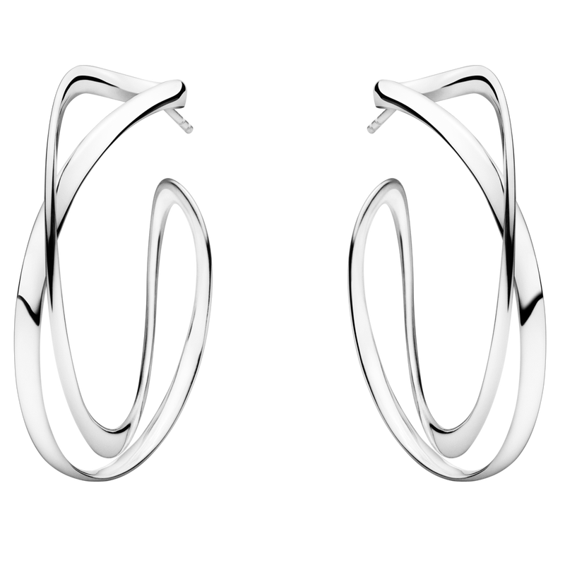 Georg Jensen - Infinity Øreringe Stor - Sølv - 3539267