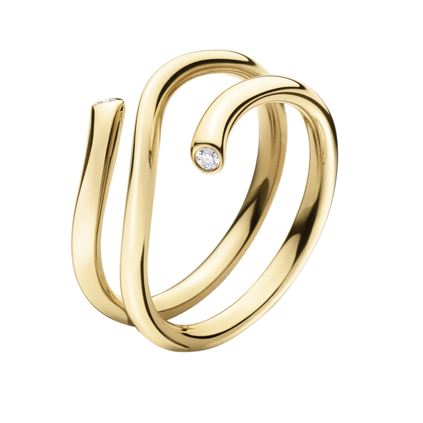 Georg Jensen - Magic Ring - 18 Karat Rødguld/Brillanter - 20000341 53