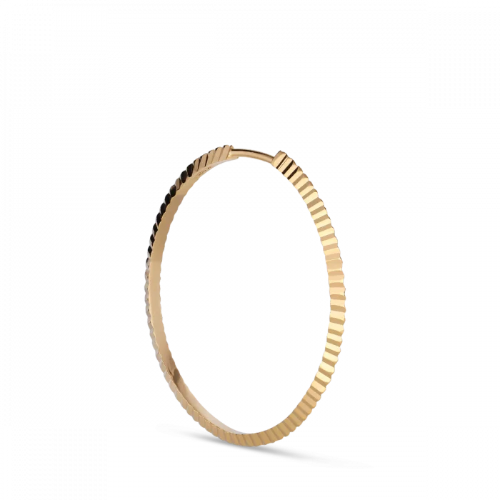 Jane Kønig - REFLECTION HOOP Ørering - Forgyldt Sølv - RHE01-G-AW2000