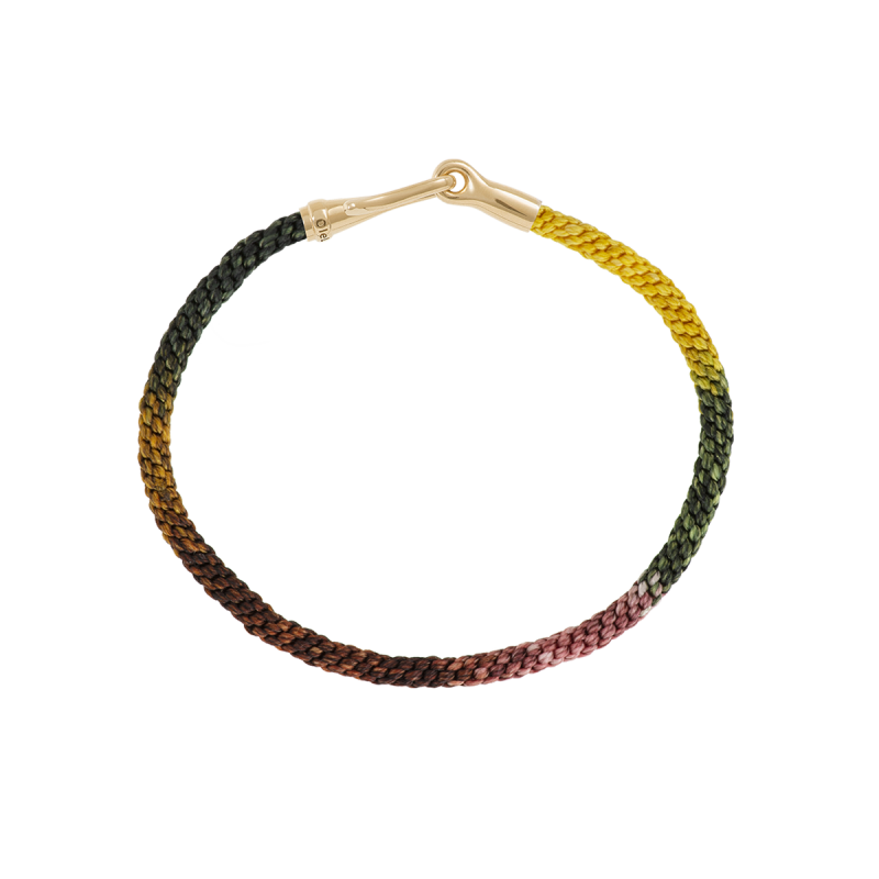 OLE LYNGGAARD COPENHAGEN - Life Armbånd Guld/Cornflower - A3040-413 18 cm