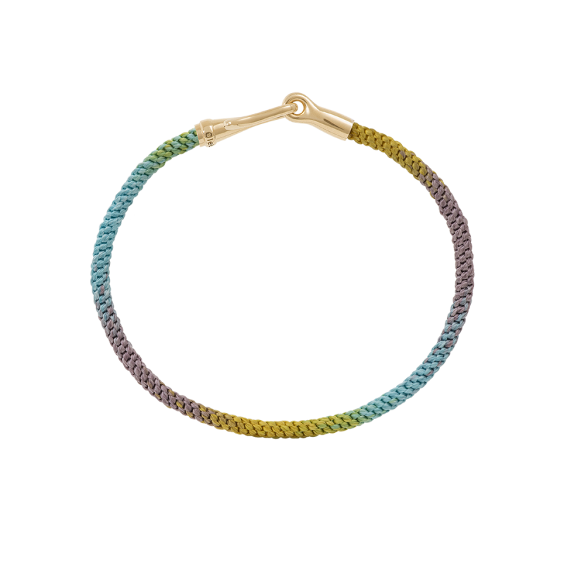 OLE LYNGGAARD COPENHAGEN - Life Armbånd Guld/Rainbow - A3040-408 17 cm
