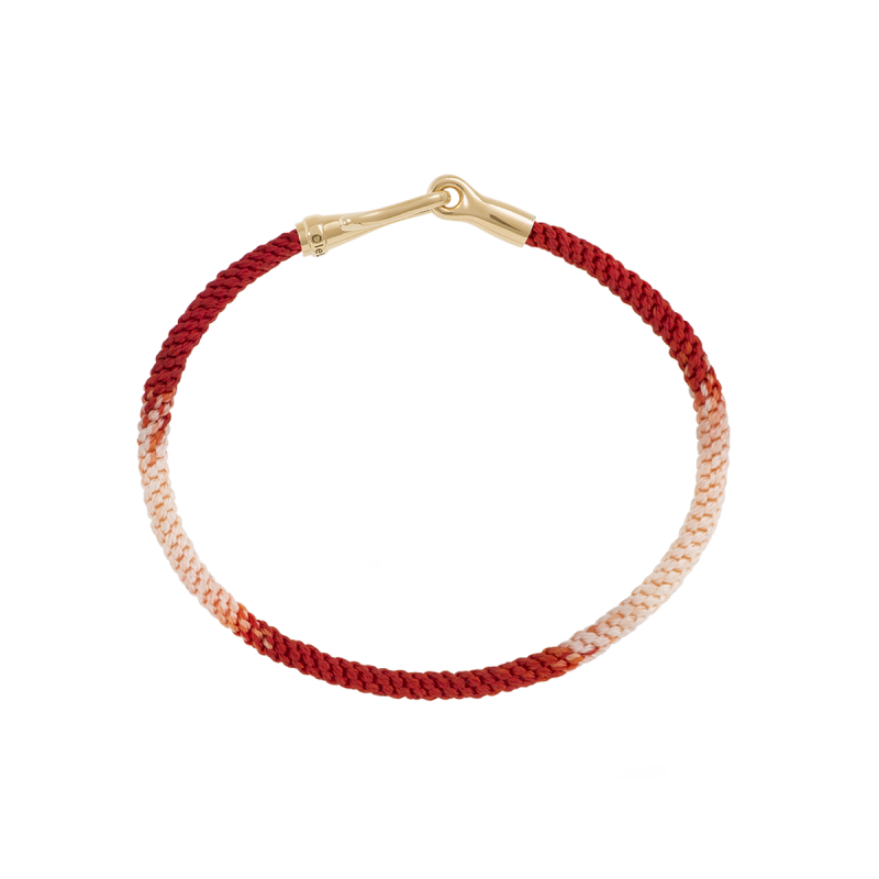 OLE LYNGGAARD COPENHAGEN - Life Armbånd Guld/Red Emotions - A3040-402 19 cm