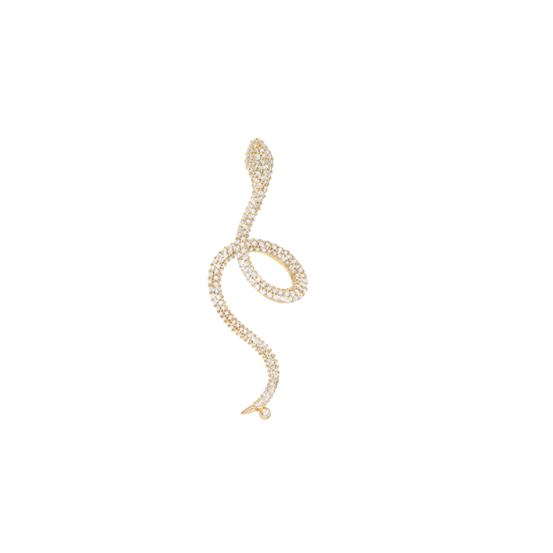 OLE LYNGGAARD COPENHAGEN - Snake Pavéørering - A2798-401