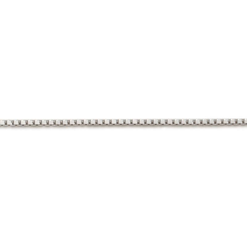 BNH - Venezia halskæde - hvidguld - 14KT - forskellige længder og bredder 45 cm længde 0,8mm tråd